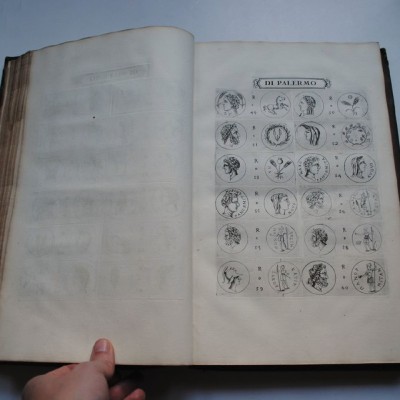 Tratado de numismática com estampas, séc. XVIII