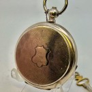 Relógio de bolso de caçador em ouro, com chave