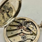 Relógio de bolso de caçador em ouro, com chave