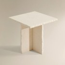 Mesa de apoio em pedra calcária