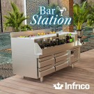 Cocktail station – Estações de Bar refrigerado Infrico BST 2000 R