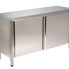 Mesa de trabalho inox totalmente fechada T1 Módular Climainox