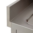 Bancada c/cuba de lavagem e espaço p/máquina lavar Módular Climainox