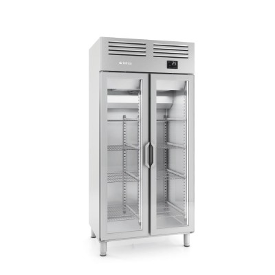 Armário frigorifico gastronorm 1/1 com porta de vidro Infrico AGN 600 CR