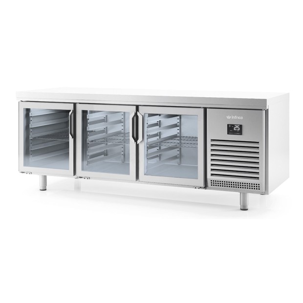 Bancada frigorifica pastelaria euronorma 600x400 serie 800 MR 2750 CR Infrico