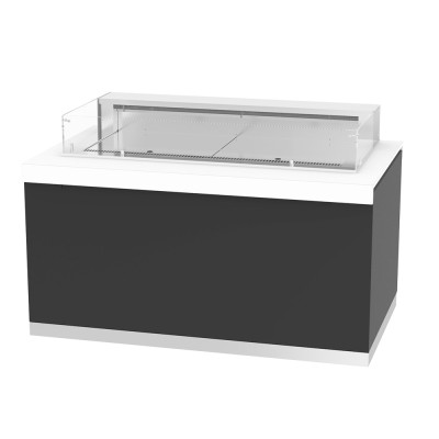 Mesa Buffet vitrines refrigeradas abertas Infrico