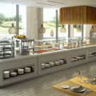 Mesa Buffet Infrico para gelados