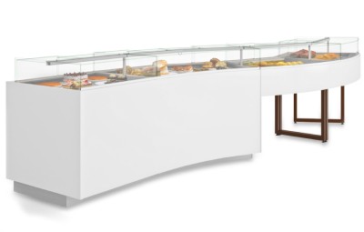 Vitrina para Pastelaria/padaria/Cafetaria Minimal