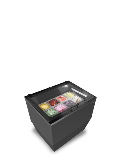 Vitrina de gelados CREMOSO preto