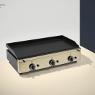 Grelhador Fry top Steel 800 gás