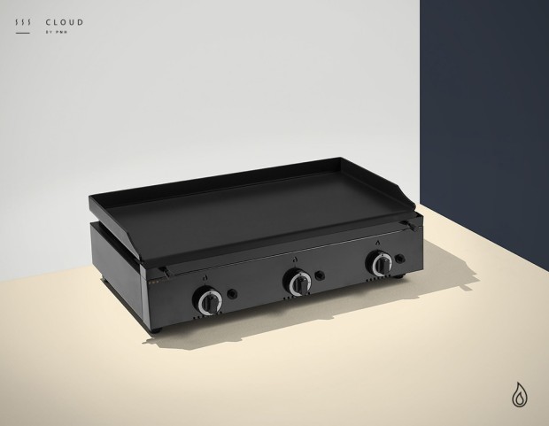 Grelhador Fry top Steel 800 gás