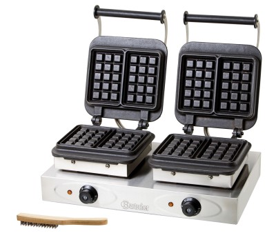 Máquina de gaufres dupla tipo Bruxelas Bartscher
