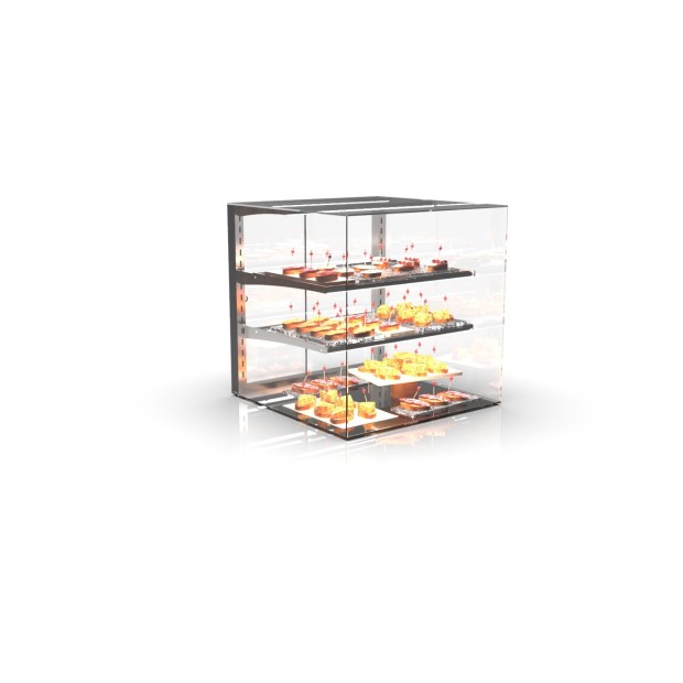 Vitrine neutra simples VISION 60 EPV60
